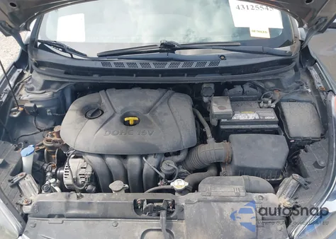 2013 Hyundai Elantra Gls from USA, damaged, VIN 5NPDH4AE1DH343906